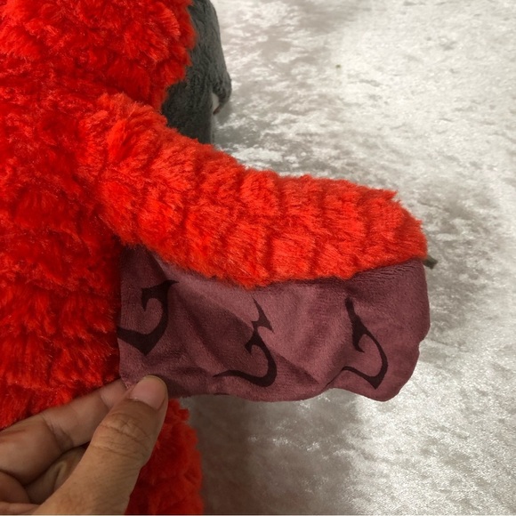 Build A Bear Great Wolf Lodge MagiQuest Charlock Red Dragon stuffed animal - Picture 9 of 14